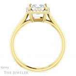 Princess Cut Forever One Moissanite Engagement Ring #GTJ1178-square-fo-y 2 Princess Cut Forever One Moissanite Engagement Ring #GTJ1178-square-fo-y
