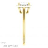 Princess Cut Forever One Moissanite Engagement Ring #GTJ1178-square-fo-y 3 Princess Cut Forever One Moissanite Engagement Ring #GTJ1178-square-fo-y