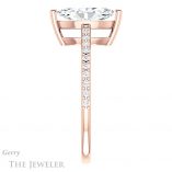 Marquise Cut Forever One Moissanite Engagement Ring #GTJ1179-marquise-fb-r 3 Marquise Cut Forever Brilliant Moissanite Engagement Ring #GTJ1179-marquise-fb-r