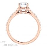 Round Cut Forever One Moissanite Engagement Ring #GTJ1179-round-fo-r 2 Round Cut Forever One Moissanite Engagement Ring #GTJ1179-round-fo-r