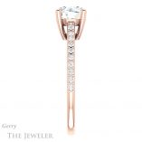 Round Cut Forever One Moissanite Engagement Ring #GTJ1179-round-fo-r 3 Round Cut Forever One Moissanite Engagement Ring #GTJ1179-round-fo-r