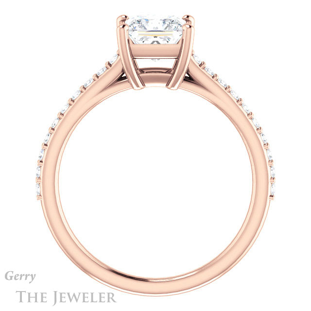Princess Cut Forever One Moissanite Engagement Ring #GTJ1179-square-fo-r 2 Princess Cut Forever One Moissanite Engagement Ring #GTJ1179-square-fo-r