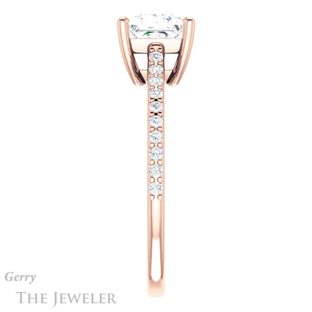 Princess Cut Forever One Moissanite Engagement Ring #GTJ1179-square-fo-r 3 Princess Cut Forever One Moissanite Engagement Ring #GTJ1179-square-fo-r