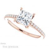 Princess Cut Forever One Moissanite Engagement Ring #GTJ1179-square-fo-r 5 Princess Cut Forever One Moissanite Engagement Ring #GTJ1179-square-fo-r