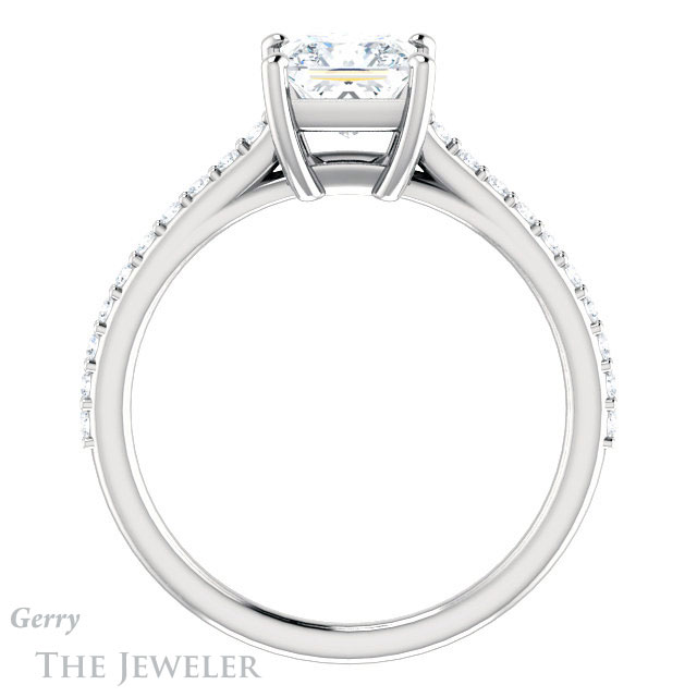 Princess Cut Forever One Moissanite Engagement Ring #GTJ1179-square-fo-w 2 Princess Cut Forever One Moissanite Engagement Ring #GTJ1179-square-fo-w