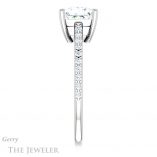 Princess Cut Forever One Moissanite Engagement Ring #GTJ1179-square-fo-w 3 Princess Cut Forever One Moissanite Engagement Ring #GTJ1179-square-fo-w