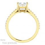 Princess Cut Forever One Moissanite Engagement Ring #GTJ1179-square-fo-y 2 Princess Cut Forever One Moissanite Engagement Ring #GTJ1179-square-fo-y