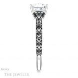 Princess Cut Forever One Moissanite Engagement Ring #GTJ1180-square-fo-w 3 Princess Cut Forever One Moissanite Engagement Ring #GTJ1180-square-fo-w