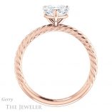 Heart Shaped Forever One Moissanite Engagement Ring #GTJ1182-heart-fb-r 2 Heart Shaped Forever Brilliant Moissanite Engagement Ring #GTJ1182-heart-fb-r