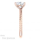 Heart Shaped Forever One Moissanite Engagement Ring #GTJ1182-heart-fb-r 3 Heart Shaped Forever Brilliant Moissanite Engagement Ring #GTJ1182-heart-fb-r