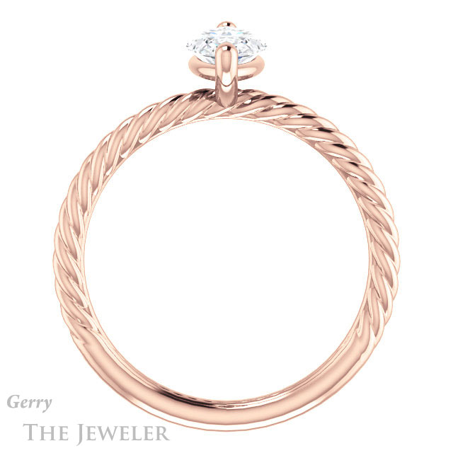 Marquise Cut Forever One Moissanite Engagement Ring #GTJ1182-marquise-fb-r 2 Marquise Cut Forever Brilliant Moissanite Engagement Ring #GTJ1182-marquise-fb-r
