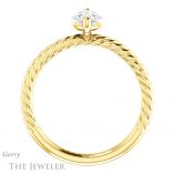 Marquise Cut Forever One Moissanite Engagement Ring #GTJ1182-marquise-fb-y 2 Marquise Cut Forever Brilliant Moissanite Engagement Ring #GTJ1182-marquise-fb-y