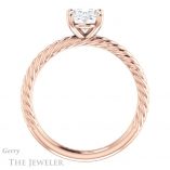 Oval Shaped Forever One Moissanite Engagement Ring #GTJ1182-oval-fo-r 2 Oval Shaped Forever One Moissanite Engagement Ring #GTJ1182-oval-fo-r