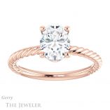 Oval Shaped Forever One Moissanite Engagement Ring #GTJ1182-oval-fo-r 1 Oval Shaped Forever One Moissanite Engagement Ring #GTJ1182-oval-fo-r