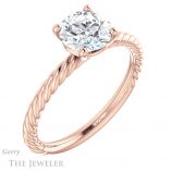 Round Cut Forever One Moissanite Engagement Ring #GTJ1182-round-fo-r 4 Round Cut Forever One Moissanite Engagement Ring #GTJ1182-round-fo-r