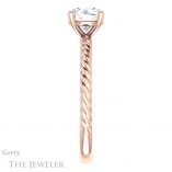 Round Cut Forever One Moissanite Engagement Ring #GTJ1182-round-fo-r 3 Round Cut Forever One Moissanite Engagement Ring #GTJ1182-round-fo-r