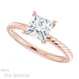 Princess Cut Forever One Moissanite Engagement Ring #GTJ1182-square-fo-r 5 Princess Cut Forever One Moissanite Engagement Ring #GTJ1182-square-fo-r