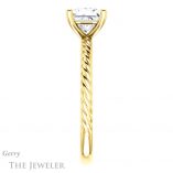 Princess Cut Forever One Moissanite Engagement Ring #GTJ1182-square-fo-y