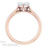 Heart Shaped Forever One Moissanite Engagement Ring #GTJ1183-heart-fb-r 2 Heart Shaped Forever Brilliant Moissanite Engagement Ring #GTJ1183-heart-fb-r