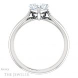 Heart Shaped Forever One Moissanite Engagement Ring #GTJ1183-heart-fb-w 2 Heart Shaped Forever Brilliant Moissanite Engagement Ring #GTJ1183-heart-fb-w