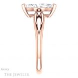 Marquise Cut Forever One Moissanite Engagement Ring #GTJ1183-marquise-fb-r 3 Marquise Cut Forever Brilliant Moissanite Engagement Ring #GTJ1183-marquise-fb-r