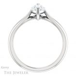 Marquise Cut Forever One Moissanite Engagement Ring #GTJ1183-marquise-fb-w 2 Marquise Cut Forever Brilliant Moissanite Engagement Ring #GTJ1183-marquise-fb-w