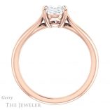 Oval Shaped Forever One Moissanite Engagement Ring #GTJ1183-oval-fo-r 2 Oval Shaped Forever One Moissanite Engagement Ring #GTJ1183-oval-fo-r