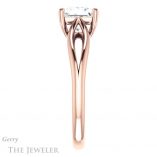 Princess Cut Forever One Moissanite Engagement Ring #GTJ1183-square-fo-r