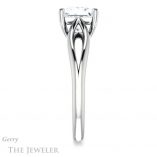 Princess Cut Forever One Moissanite Engagement Ring #GTJ1183-square-fo-w