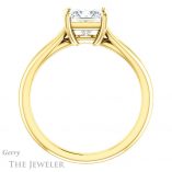 Princess Cut Forever One Moissanite Engagement Ring #GTJ1183-square-fo-y