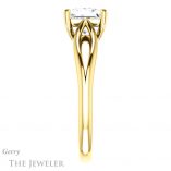 Princess Cut Forever One Moissanite Engagement Ring #GTJ1183-square-fo-y
