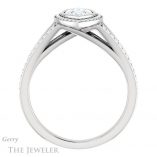 Marquise Cut Forever Brilliant Moissanite Engagement Ring #GTJ1184-marquise-fb-w