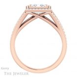 Princess Cut Forever One Moissanite Engagement Ring #GTJ1184-square-fo-r