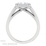 Princess Cut Forever One Moissanite Engagement Ring #GTJ1184-square-fo-w