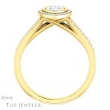 Marquise Cut Forever Brilliant Moissanite Engagement Ring #GTJ1190-marquise-fb-y