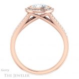 Round Cut Forever One Moissanite Engagement Ring #GTJ1190-round-fo-r 2 Round Cut Forever One Moissanite Engagement Ring #GTJ1190-round-fo-r