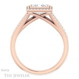 Princess Cut Forever One Moissanite Engagement Ring #GTJ1190-square-fo-r