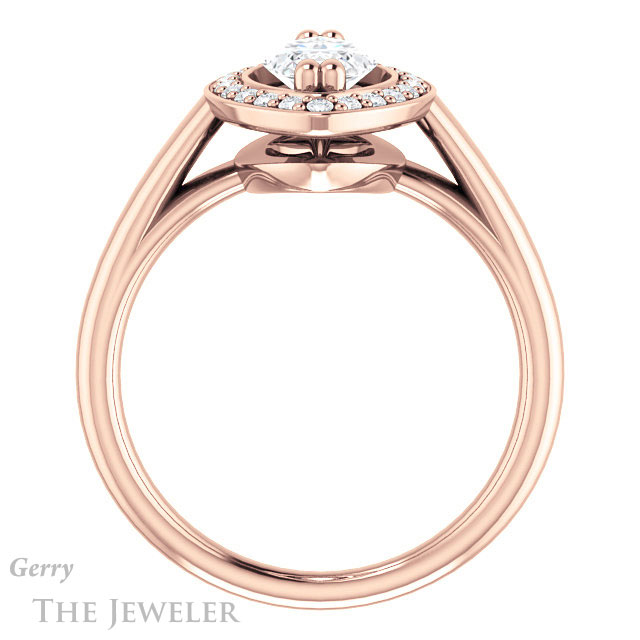 Marquise Cut Forever One Moissanite Engagement Ring #GTJ1191-marquise-fb-r 2 Marquise Cut Forever Brilliant Moissanite Engagement Ring #GTJ1191-marquise-fb-r