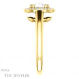 Princess Cut Forever One Moissanite Engagement Ring #GTJ1191-square-fo-y