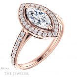 Marquise Cut Forever One Moissanite Engagement Ring #GTJ1192-marquise-fb-r 4 Marquise Cut Forever Brilliant Moissanite Engagement Ring #GTJ1192-marquise-fb-r