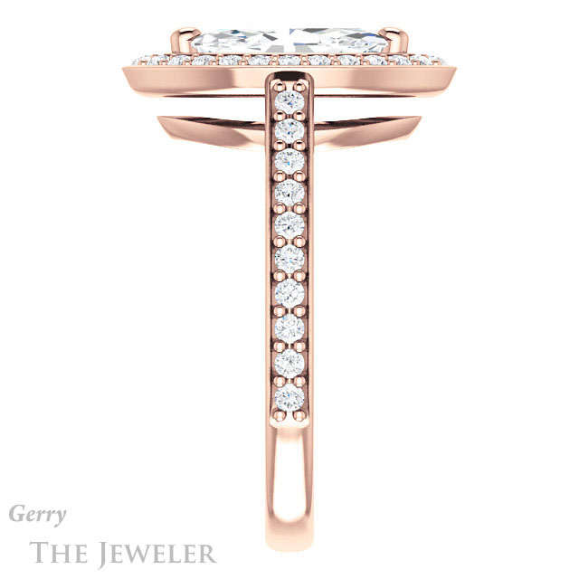 Marquise Cut Forever One Moissanite Engagement Ring #GTJ1192-marquise-fb-r 3 Marquise Cut Forever Brilliant Moissanite Engagement Ring #GTJ1192-marquise-fb-r