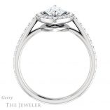 Marquise Cut Forever Brilliant Moissanite Engagement Ring #GTJ1192-marquise-fb-w