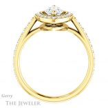 Marquise Cut Forever Brilliant Moissanite Engagement Ring #GTJ1192-marquise-fb-y