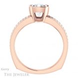 Cushion Cut Forever One Moissanite Engagement Ring #GTJ1193-cushion-fo-r