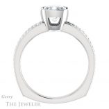 Cushion Cut Forever One Moissanite Engagement Ring #GTJ1193-cushion-fo-w 2 Cushion Cut Forever One Moissanite Engagement Ring #GTJ1193-cushion-fo-w