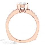 Oval Shaped Forever One Moissanite Engagement Ring #GTJ1193-oval-fo-r 2 Oval Shaped Forever One Moissanite Engagement Ring #GTJ1193-oval-fo-r