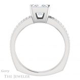 Princess Cut Forever One Moissanite Engagement Ring #GTJ1193-square-fo-w