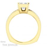 Princess Cut Forever One Moissanite Engagement Ring #GTJ1193-square-fo-y