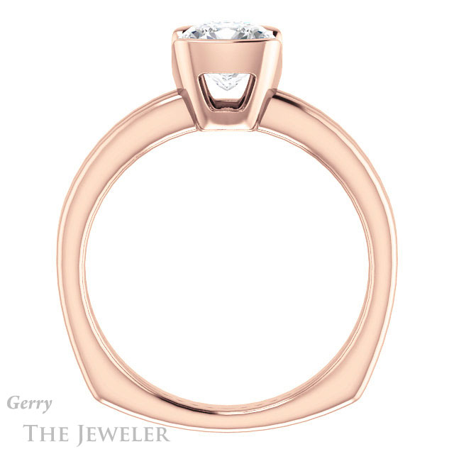 Cushion Cut Forever One Moissanite Engagement Ring #GTJ1194-cushion-fo-r 2 Cushion Cut Forever One Moissanite Engagement Ring #GTJ1194-cushion-fo-r