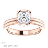 Cushion Cut Forever One Moissanite Engagement Ring #GTJ1194-cushion-fo-r 1 Cushion Cut Forever One Moissanite Engagement Ring #GTJ1194-cushion-fo-r